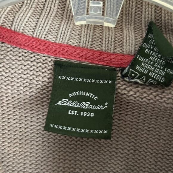 Eddie Bauer Kid's Fair Isle Cotton Sweater, Size Small - Picture 4 of 6